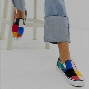 Vans Classic Slip On Patchwork Shoes